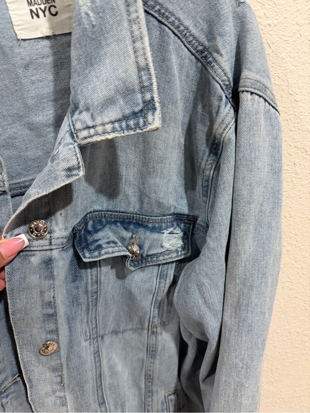 Oversized Jean jacket - Picture 4 of 5